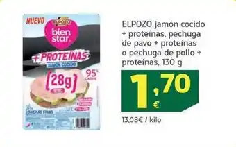 HiperDino Elpozo - jamón cocido oferta