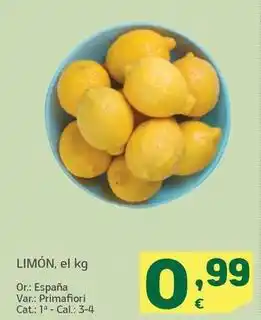 HiperDino Limon oferta