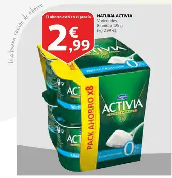 Alcampo Natural Activia 125g oferta
