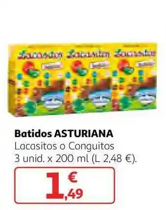 Alcampo Batidos Asturiana 200ml oferta