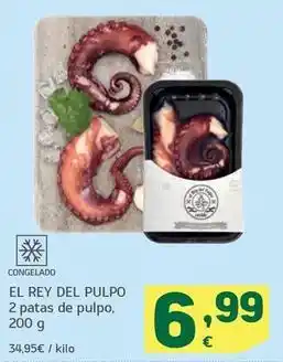 HiperDino El rey del pulpo 2 patas de pulpo oferta