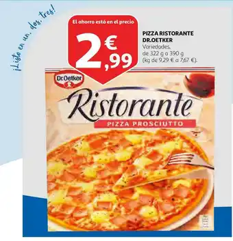 Alcampo Pizza Ristorante Dr.oetker 322g oferta