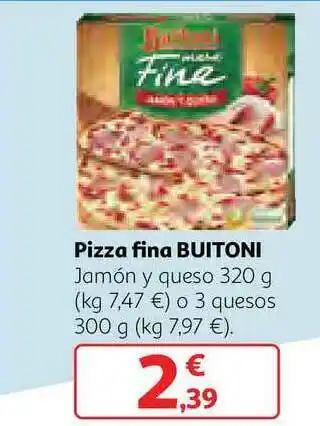 Alcampo Pizza Fina Buitoni 300g oferta