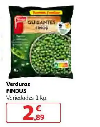 Alcampo Verduras Findus 1kg oferta