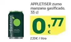 HiperDino Appletiser - zumo manzana gasificado oferta