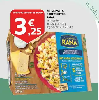 Alcampo Kit De Pasta O Kit Risotto Rana 430g oferta