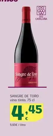 HiperDino Sangre de toro - vino tinto oferta