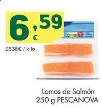 HiperDino Pescanova - lomos de salmón oferta