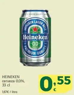 HiperDino Heineken - cerveza 0.0% oferta