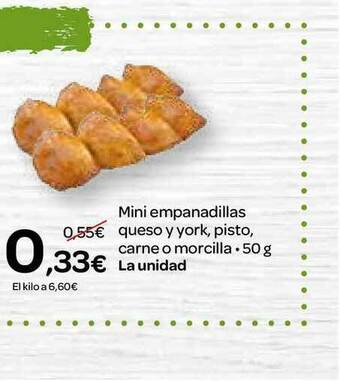 Dialprix Mini Empanadillas Queso Y York Pisto Carne O Morcilla oferta