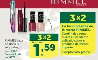 HiperDino Rimmel - laca de unas 60 segundos oferta