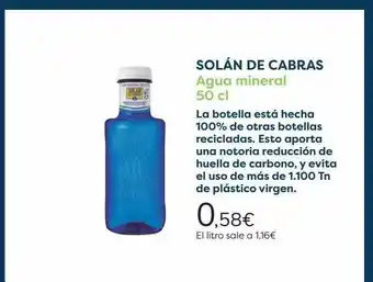 Carrefour Soláán De Cabras Agua Mineral 50cl oferta