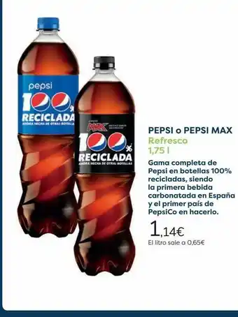 Carrefour Pepsi O Pesi Max Refresco 1,7l oferta