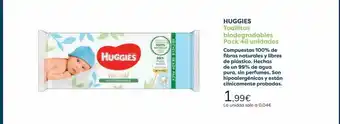 Carrefour Huggies Toallitas Biodegradables Pack 48 Unidades oferta