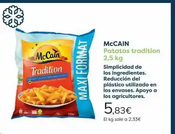 Carrefour Mccain Patatas Tradition 2.5 Kg oferta