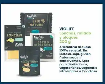Carrefour Violife Lonchas Rallado Y Bloques 200g oferta