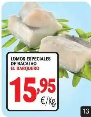 Alimerka Lomos Especiales De Bacalao El Barquero oferta
