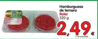 Alimerka Hamburguesa De Ternera Roler 320g oferta