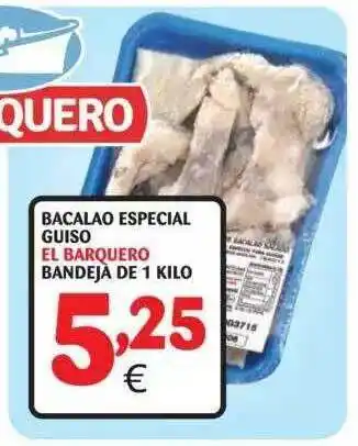 Alimerka Bacalao Especial Guiso El Barquero oferta