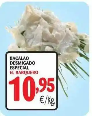 Alimerka Bacalao Desmigado Especial El Barquero oferta