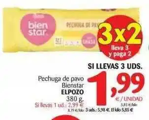 Alimerka Pechuga De Pavo Bienstar Elpozo 380g oferta