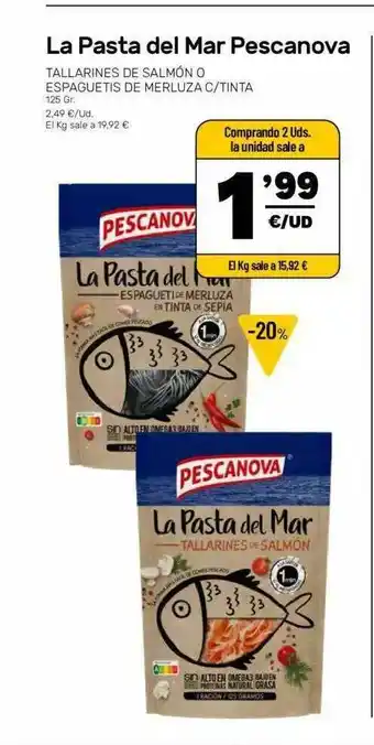 AhorraMas La Pasta Del Mar Pescanova 125gr oferta