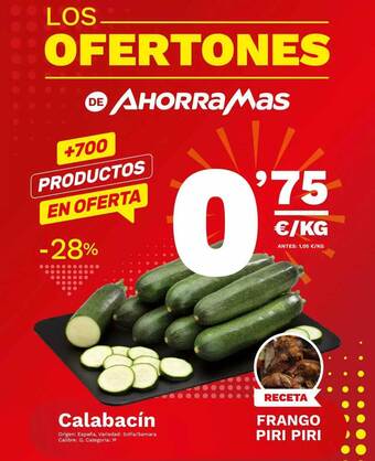 AhorraMas Calabacín oferta
