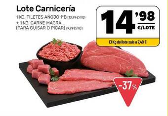 AhorraMas Lote Carnicería oferta
