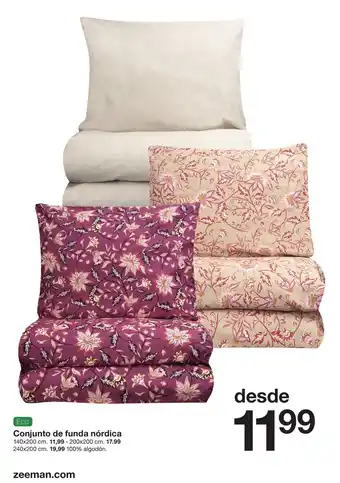 Zeeman Eco Conjunto de funda nórdica oferta