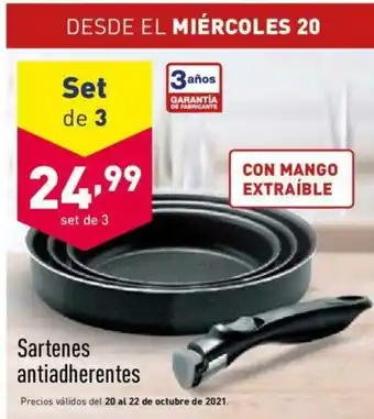 ALDI Sartenes antiadherentes oferta