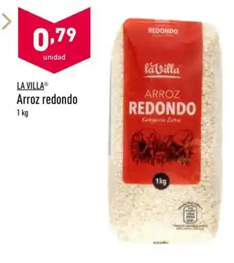 ALDI La Villa Arroz redondo 1kg oferta
