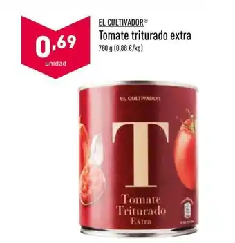 ALDI El Ciltivador Tomate triturado extra 780g oferta