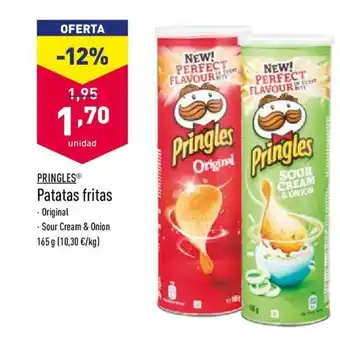 ALDI Pringles Patatas fritas 165g oferta