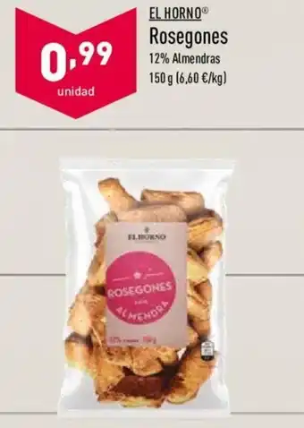 ALDI El horno Rosegones 150g oferta