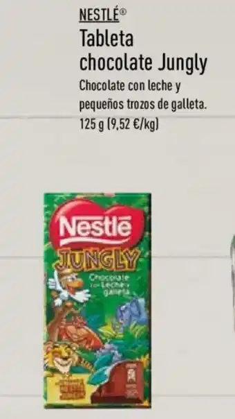 ALDI Nestlé Tableta chocolate Jungly 125g oferta