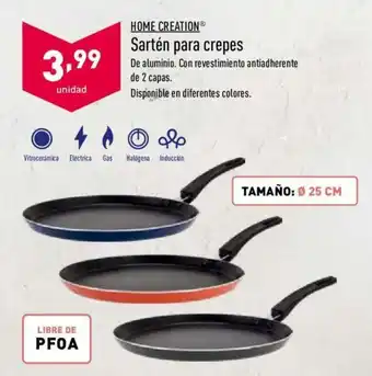 ALDI Home Creation Sartén para crepes oferta