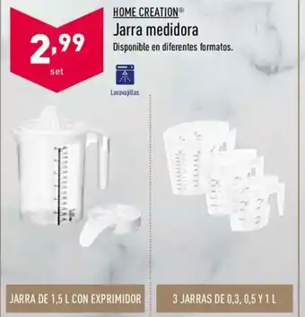 ALDI Home Creation Jarra medidora oferta