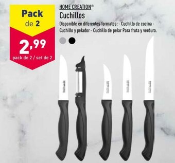 ALDI Home Creation Cuchillos oferta