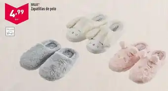 ALDI Walkx Zapatillas de pelo oferta
