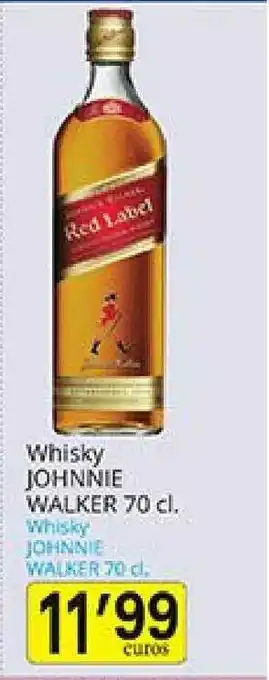 Supermercados Bip Bip Whisky Johnnie Walker 70cl oferta