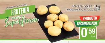 SPAR Patata bolsa 5 kg la bolsa de 5 kg le sale a oferta