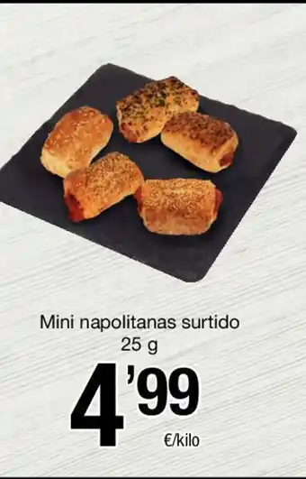 SPAR Mini napolitanas surtido 25g oferta