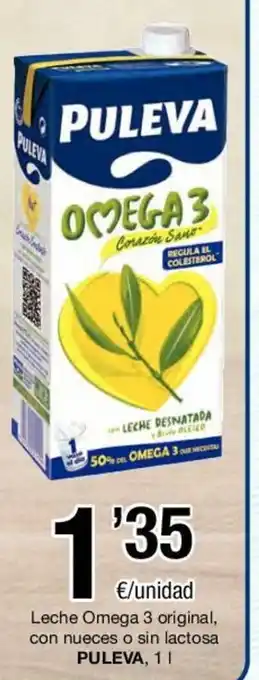 SPAR Puleva Leche Omega 3 original, con nueces o sin lactosa 1 l oferta