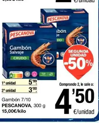 SPAR Pescanova Gambón 7/10 300g oferta