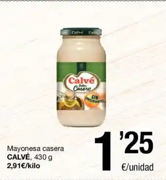SPAR Calvé Mayonesa casera, 430g oferta
