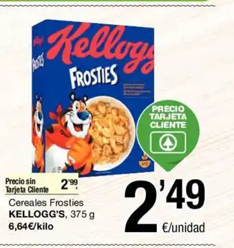 SPAR Kellogg's Cereales Frosties, 375 g oferta