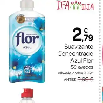Supermercados El Jamón Suavizante Concentrado Azul Flor oferta