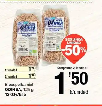SPAR Odinea Bioespelta miel, 125g oferta