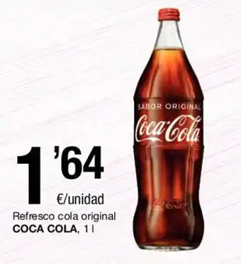 SPAR Coca Cola Refresco cola original 1 l oferta