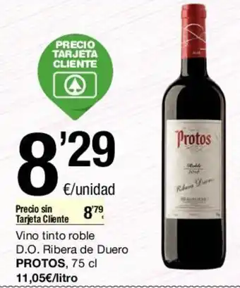 SPAR Protos Vino tinto roble D.O. Ribera de Duero, 75 cl oferta